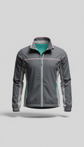 Blush accent technical windbreaker