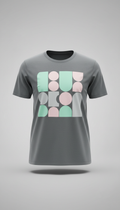 Mint pop accent graphic tee